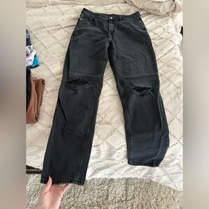 American Eagle Outfitters Black Wash Jeans